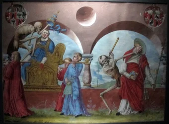 Copy of the Lost Danse Macabre by M. Manuel of the Dominican Cemetery of Bern (1512-20)